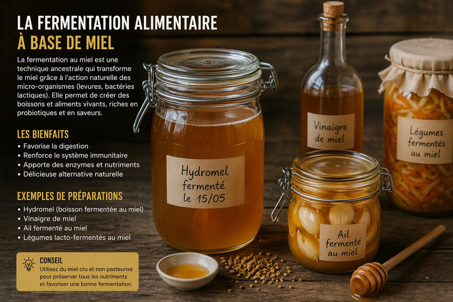 Miel fermenté aux plantes médicinales : pourquoi la fermentation décuple les bienfaits