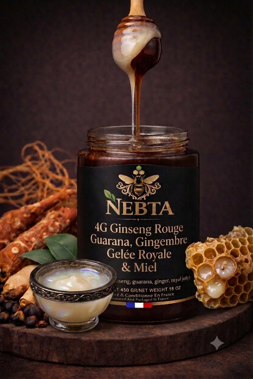 4G GINSENG ROUGE-GUARANA-GINGEMBRE-GELEE ROYALE